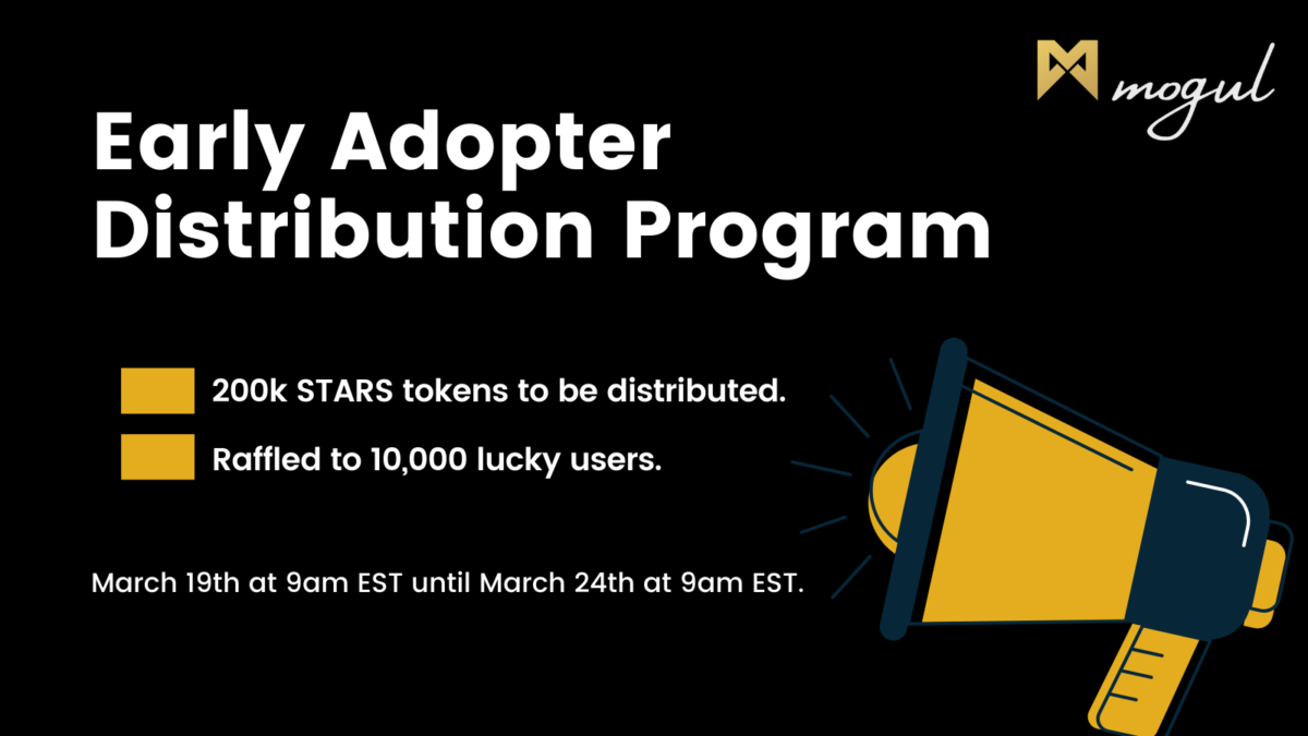 Early Adopter Distribution Program - STARS NFT DEFI