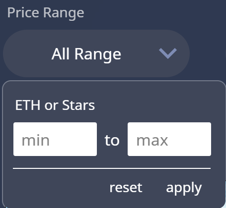 Mogul’s Marketplace V3 - Search Bar - All Range