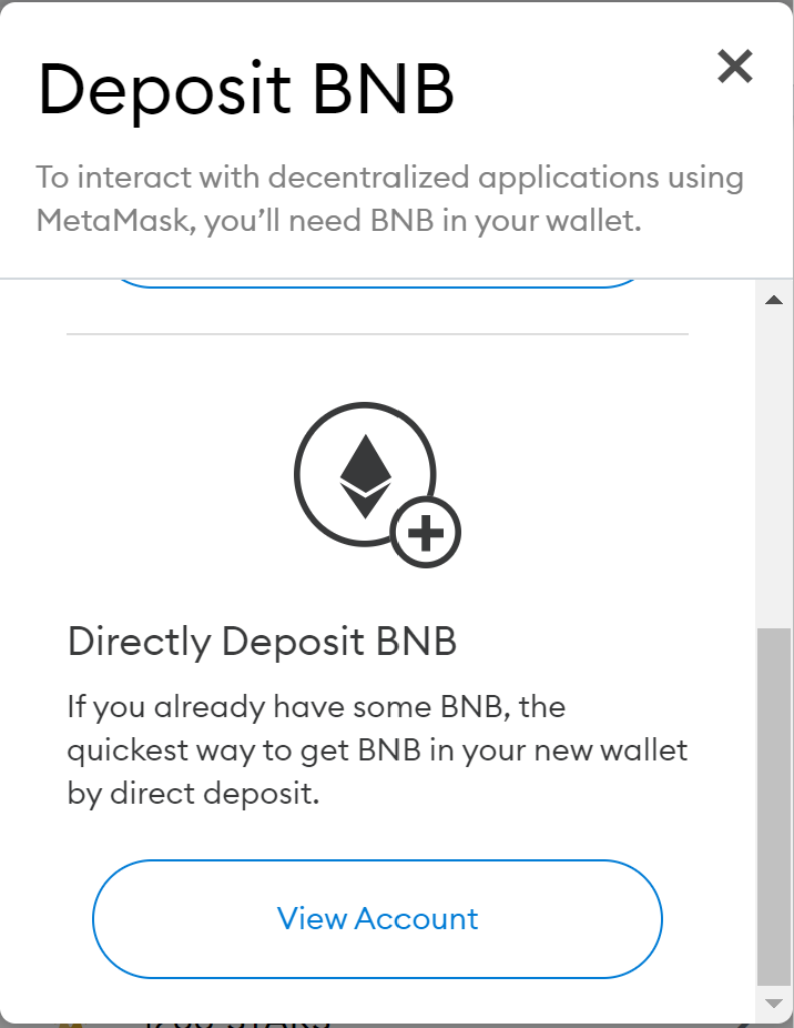 Mogul NFT Marketplace Directly Deposit BNB